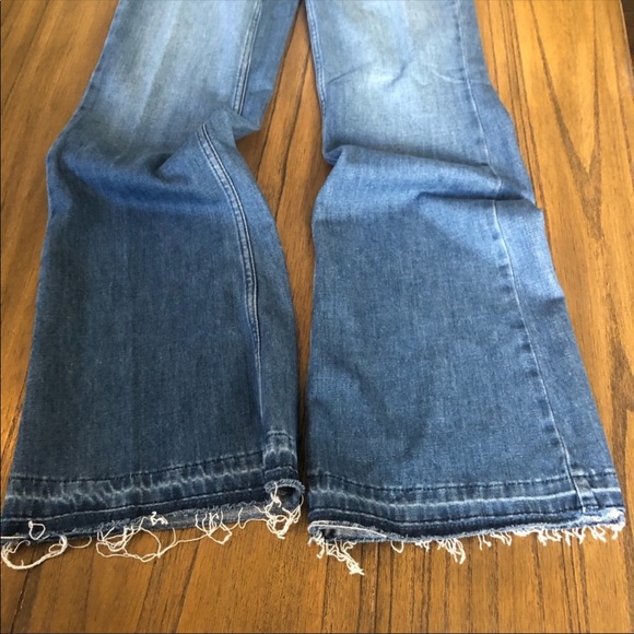 We The Free High rise flare jeans raw hem - Picture 5 of 8